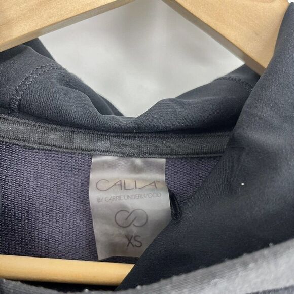 Calia Carrie Underwood Hoodie Size XS Womens Gray Effortless Dip Dye Ombre Shirt - Picture 6 of 12